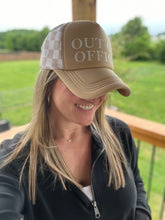 Load image into Gallery viewer, Checkered Trucker Hat - OUT OF OFFICE