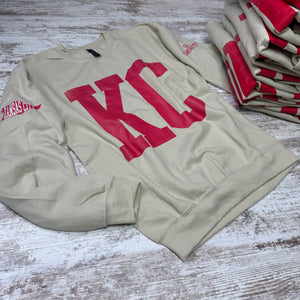 Distressed KC sweatshirt