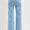 Risen High Rise Crop Wide Embroidered Jeans