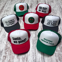 Load image into Gallery viewer, Holiday trucker hats