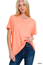 Load image into Gallery viewer, Cotton boyfriend tee