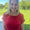 Basic round neck dress - ruby
