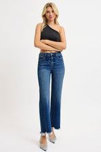 Load image into Gallery viewer, Risen Tummy Control High Rise Ankle Straight Jeans