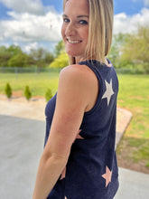 Load image into Gallery viewer, Navy star tank
