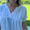 Gauze raw hem dress
