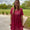Shirred waist swing dress