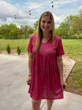 Load image into Gallery viewer, Shirred waist swing dress