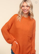 Load image into Gallery viewer, Mock neck oversized sweater