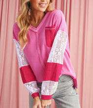 Load image into Gallery viewer, Lace patchwork top