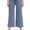 High rise acid wash straight crop