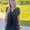 Gauze raw hem dress