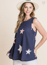 Load image into Gallery viewer, Navy star tank