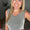 Ribbed knit tank dress