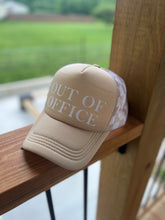 Load image into Gallery viewer, Checkered Trucker Hat - OUT OF OFFICE