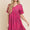 Shirred waist swing dress