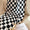 Black Checkered Throw Blanket