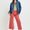 Oversize Raglan Sleeve Jacket With Hoodie