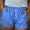 Royal Blue Striped Shorts