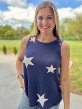 Load image into Gallery viewer, Navy star tank