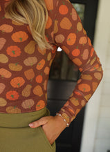 Load image into Gallery viewer, PREORDER • Keigan Mesh Top- Pumpkin Perfection