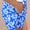Casual outing shorts - blue
