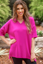 Load image into Gallery viewer, Magenta Cody luxe tunic top