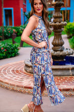 Load image into Gallery viewer, Millionaire metallic pleated dress - Blue