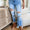 Urban distressed crop jean