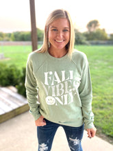 Load image into Gallery viewer, Sage fall vibes sweatshirt