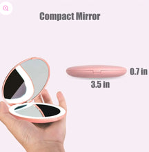 Load image into Gallery viewer, LED Compact mirror