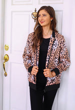 Load image into Gallery viewer, Hudson Leopard Bomber Jacket