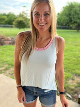 Load image into Gallery viewer, PLUS Light blue with multi color trim tank