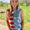 Amerian flag sequin tank