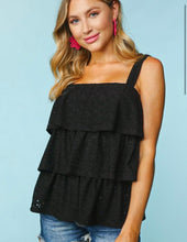 Load image into Gallery viewer, PLUS Eyelet tired tank