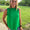 Ruffled mock neck tank