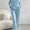 Ribbed V-Neck Top and Pants Set