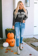 Load image into Gallery viewer, COOL MOM CLUB Round Neck Short Sleeve Sweatshirt