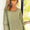 BiBi Waffle Knit Contrast Trim Long Sleeve T-Shirt