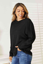 Load image into Gallery viewer, Double Take Seam Detail Round Neck Long Sleeve Top