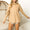BiBi Checkered Round Neck Thumbhole Long Sleeve Top