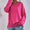 Dropped Shoulder Slit Hoodie