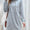 Striped Drawstring Long Sleeve Hoodie Dress