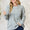 BiBi Cable Knit Round Neck Sweater