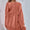 Dropped Shoulder Slit Hoodie
