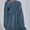 Dropped Shoulder Slit Hoodie