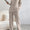 Ribbed V-Neck Top and Pants Set