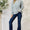 BiBi Cable Knit Round Neck Sweater