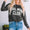 COOL MOM CLUB Round Neck Short Sleeve Sweatshirt