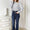 Double Take Seam Detail Round Neck Long Sleeve Top