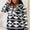 Heimish Full Size Geometric Notched Neck Long Sleeve Top